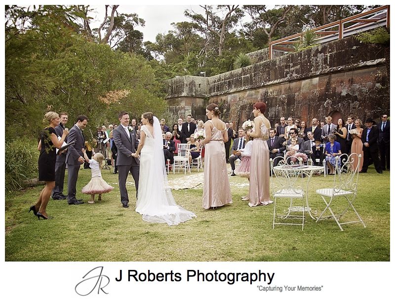 Presenting Mr & Mrs - sydney wedding photography 